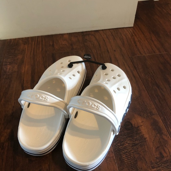 Nwt crocs white bayaband clogs shoes slippers - Picture 6 of 9